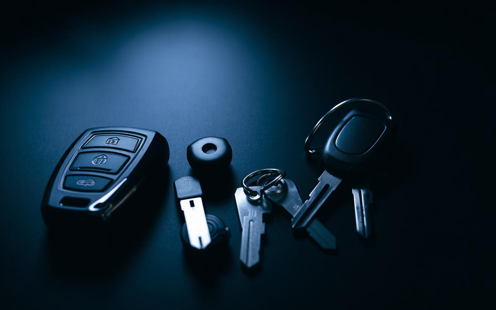 Bilnøkler, transpondere og fjernkontroller klare for programmering